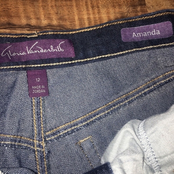 Gloria Vanderbilt Amanda Stretch Jeans Size 12 - Picture 4 of 7